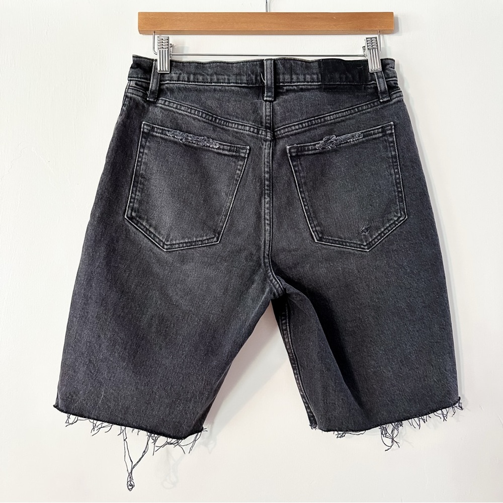 Abercrombie High Rise 9” Short Washed Black Size 27 US 4 - Picture 5 of 6
